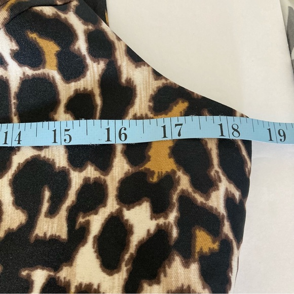 J. Crew Animal Print Sleeveless Dress Size 4 - Picture 13 of 15